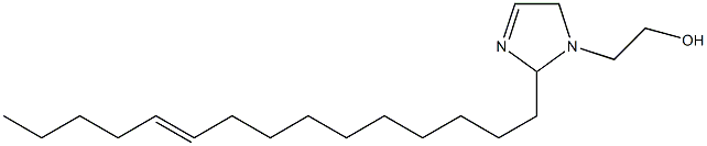 2-(10-Pentadecenyl)-3-imidazoline-1-ethanol Struktur