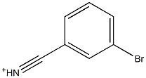 1-Bromo-3-cyanobenzenium Struktur