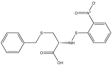 N-(o-Nitrophenylthio)-S-benzyl-L-cysteine Struktur