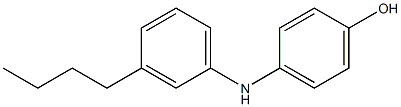 3'-Butyl[iminobisbenzen]-4-ol Struktur