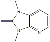 2,3-Dihydro-2-methylene-1,3-dimethyl-1H-imidazo[4,5-b]pyridine Struktur