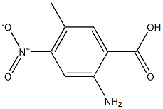 2-Amino-5-methyl-4-nitrobenzoic acid Struktur