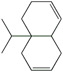 1,2,4a,5,8,8a-Hexahydro-8a-isopropylnaphthalene Struktur