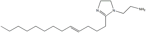 1-(2-Aminoethyl)-2-(4-tridecenyl)-2-imidazoline Struktur