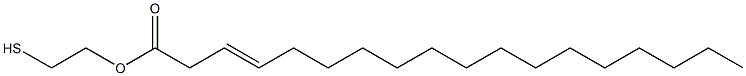 3-Octadecenoic acid 2-mercaptoethyl ester Struktur