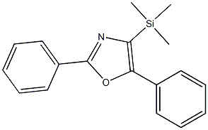 4-(Trimethylsilyl)-2,5-diphenyloxazole Struktur