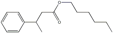 3-Phenylbutanoic acid hexyl ester Struktur