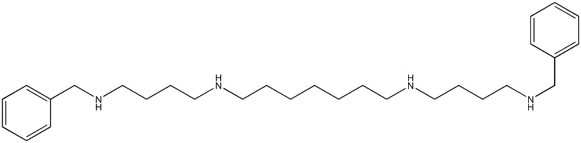 N,N'-Bis(4-benzylaminobutyl)-1,7-heptanediamine Struktur