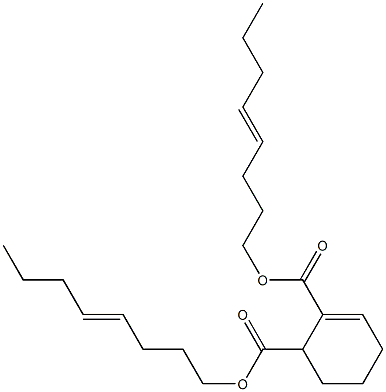 2-Cyclohexene-1,2-dicarboxylic acid bis(4-octenyl) ester Struktur