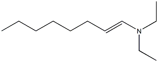 N,N-Diethyl-1-octen-1-amine Struktur