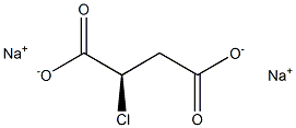 [R,(+)]-2-Chlorosuccinic acid disodium salt Struktur