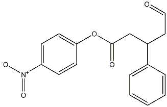 4-Formyl-3-phenylbutyric acid 4-nitrophenyl ester Struktur