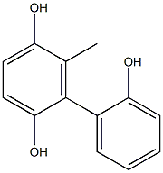 6-Methyl-1,1'-biphenyl-2,2',5-triol Struktur