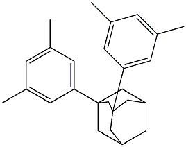 1,3-Bis(3,5-dimethylphenyl)adamantane Struktur