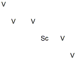 Pentavanadium scandium Struktur