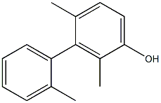 2,4-Dimethyl-3-(2-methylphenyl)phenol Struktur