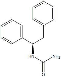 (-)-[(R)-1,2-Diphenylethyl]urea Struktur