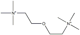 Oxybisethylenebis(trimethylaminium) Struktur