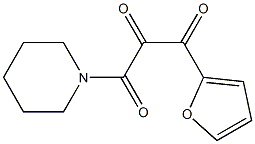 1-(1-Piperidinyl)-3-(2-furyl)propane-1,2,3-trione Struktur