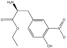 3-Nitro-L-tyrosine ethyl ester Struktur