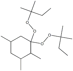 2,3,5-Trimethyl-1,1-bis(tert-pentylperoxy)cyclohexane Struktur