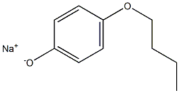 Sodium p-butoxyphenolate Struktur