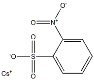 o-Nitrobenzenesulfonic acid cesium salt Struktur