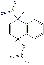 [(1,4-Dihydro-1,4-dimethyl-4-nitronaphthalen)-1-yl] nitrate Struktur