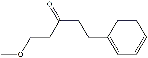 1-Methoxy-5-phenyl-1-penten-3-one Struktur