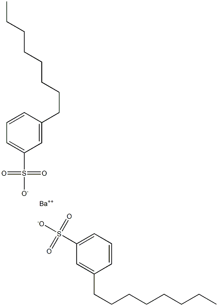 Bis(3-octylbenzenesulfonic acid)barium salt Struktur