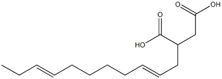 (2,8-Undecadienyl)succinic acid Struktur