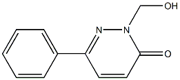 2-Hydroxymethyl-6-phenyl-3(2H)-pyridazinone Struktur