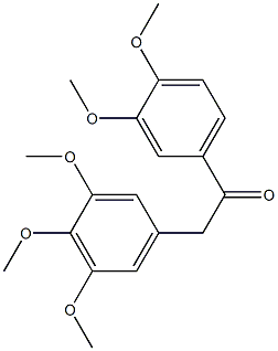 3,3',4,4',5'-Pentamethoxydeoxybenzoin Struktur