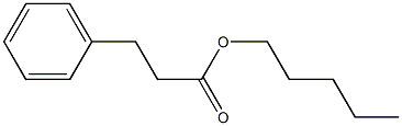 3-Phenylpropionic acid pentyl ester Struktur