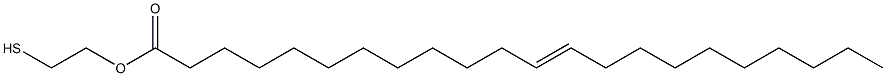 12-Docosenoic acid 2-mercaptoethyl ester Struktur