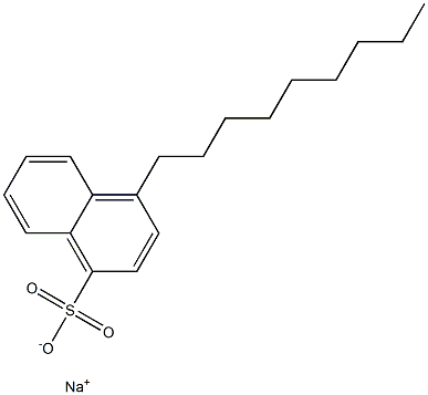 4-Nonyl-1-naphthalenesulfonic acid sodium salt Struktur