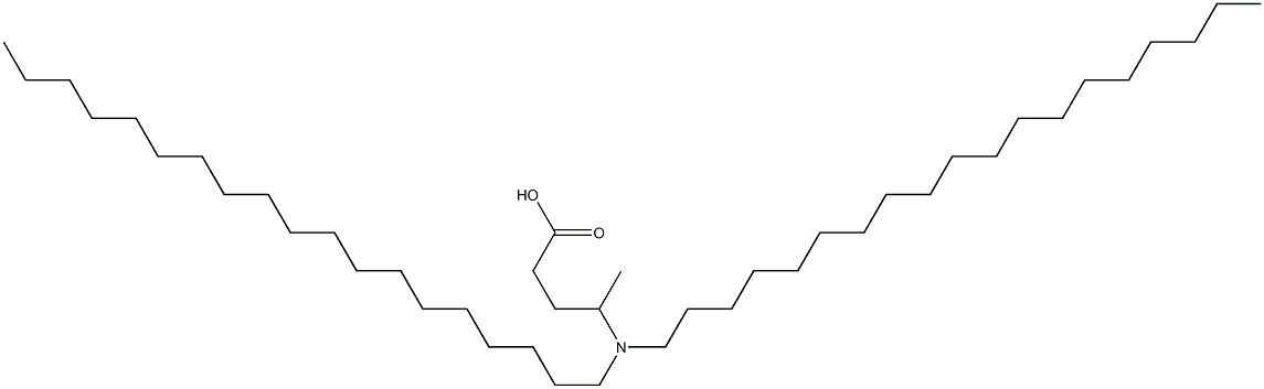 4-(Dinonadecylamino)valeric acid Struktur