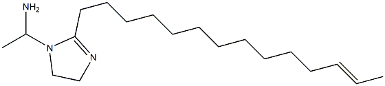 1-(1-Aminoethyl)-2-(12-tetradecenyl)-2-imidazoline Struktur