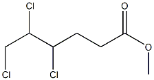 4,5,6-Trichlorohexanoic acid methyl ester Struktur