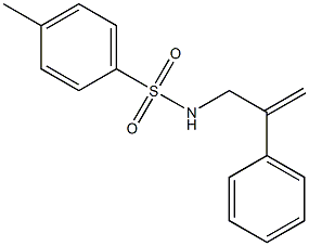 N-(2-Phenylallyl)-p-toluenesulfonamide Struktur