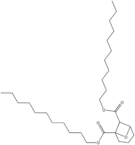 7-Oxabicyclo[3.1.1]heptane-1,6-dicarboxylic acid diundecyl ester Struktur