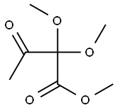 2,2-Dimethoxy-3-oxobutanoic acid methyl ester Struktur