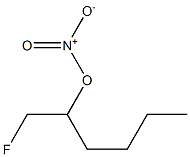 1-Fluoro-2-(nitrooxy)hexane Struktur