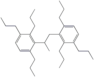 3,3'-(1,2-Propanediyl)bis(1,2,4-tripropylbenzene) Struktur