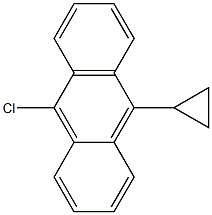 9-Chloro-10-cyclopropylanthracene Struktur