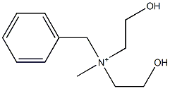 N,N-Bis(2-hydroxyethyl)-N-methylbenzenemethanaminium Struktur