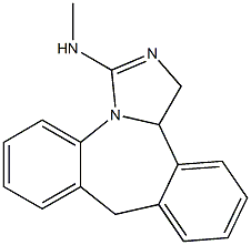 9,13b-Dihydro-3-methylamino-1H-dibenz[c,f]imidazo[1,5-a]azepine Struktur