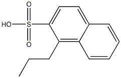 1-Propyl-2-naphthalenesulfonic acid Struktur