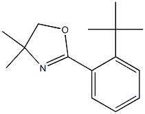 2-[2-(1,1-Dimethylethyl)phenyl]-4,4-dimethyl-2-oxazoline Struktur