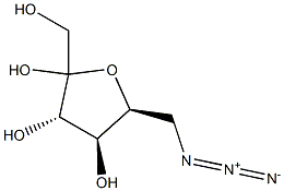 6-Azido-6-deoxy-L-sorbofuranose Struktur